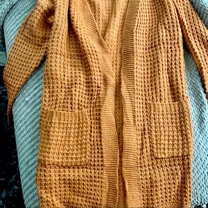 NWOT: Comfy Open Waffle Sweater